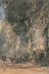 The Abbey Gates Looking to Greenfield House by David Cox